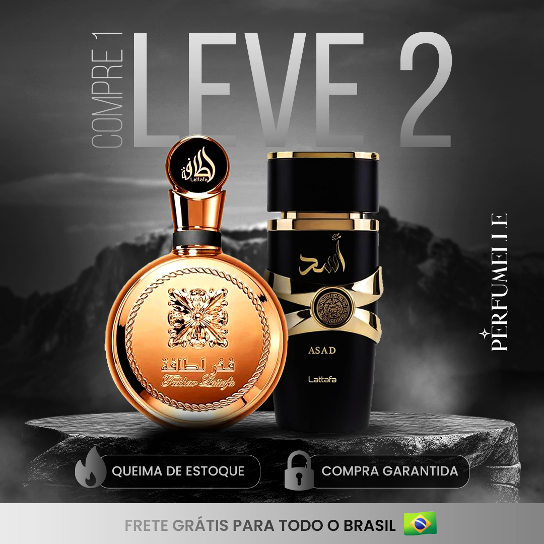 KIT MASCULINO [COMPRE 1 LEVE 2] Lattafa Fakhar, Assad Lattafa | 100ml Cada